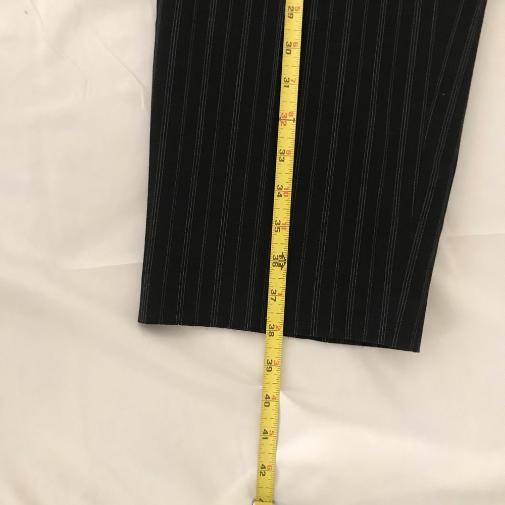 Norm Thompson Pinstriped Pants 12 Petite Beautiful - Picture 12 of 14